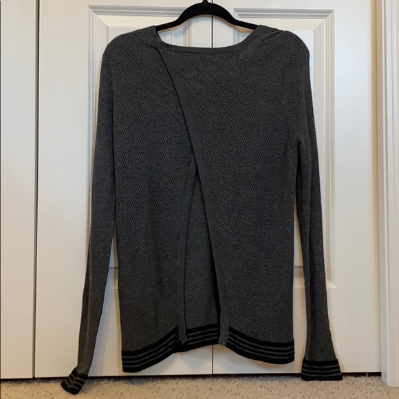 Open Back Grey Rag & Bone Sweater - Picture 2 of 2